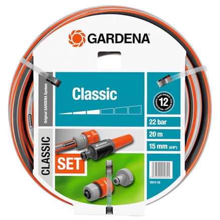 Gardena Classic Tuinslang 20 meter OGS accessoires, 18014-26 NU € 49,99! - Gardena onderdelen | VVS-Online.nl