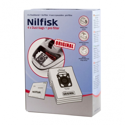 Nilfisk Elite-Extreme-GM300/400/500 en King Stofzakken