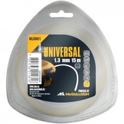 McCulloch Universal NLO001 Nylon draad (15 meter, 1,3 mm)