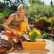 Gardena Tuinschepje in gebruik